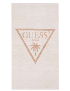 GUESS Prosop pentru mare Jacq Palm Triangle Logo Towel E4GZ28SG00P g053 sandy shore