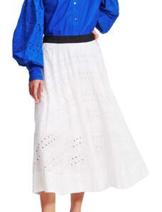 KARL LAGERFELD Fusta Embroidery Skirt 241W1200 100 white