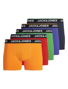 JACK & JONES Boxeri albastru / bleumarin / verde / portocaliu / roșu