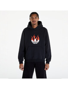 adidas Originals Hanorac pentru bărbați adidas Flames Logo Hoodie Black