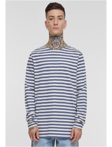 UC Men Men's T-shirt Regular Stripe LS - white/blue