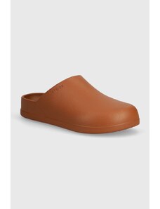 Crocs papuci Dylan Clog barbati, culoarea maro, 209366