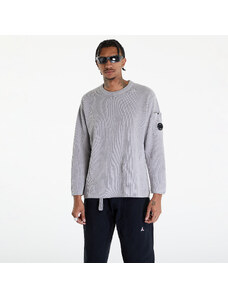 Pulover pentru bărbați C.P. Company Crew Neck Sweater Drizzle Grey