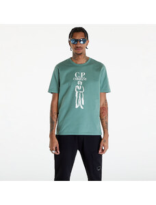 Tricou pentru bărbați C.P. Company Mercerized Jersey Twisted British Sailor T-shirt Green Bay