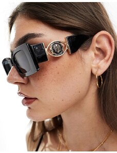 AIRE arm detail sunglasses in black