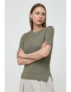 Guess pulover BELLE femei, culoarea verde, light, W4GR15 Z36O0