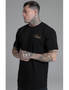 Tricou SIKSILK Relaxed Fit T-shirt black