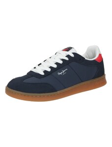 Pepe Jeans Sneaker low 'PLAYER' bleumarin / roșu / alb