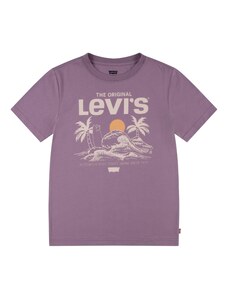 LEVI'S  Tricou alb kitt / lila / portocaliu / roșu