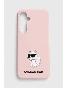 Karl Lagerfeld Husă pentru telefon S24+ S926 culoarea roz
