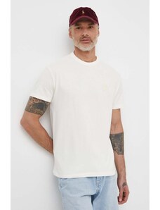 Polo Ralph Lauren tricou din bumbac bărbați, culoarea bej, uni 710936509