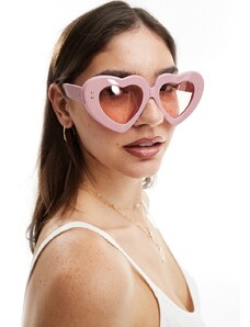AIRE heart sunglasses in pink