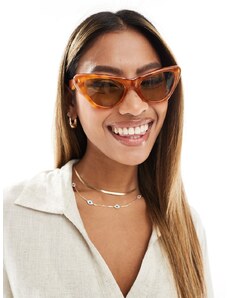 AIRE linea cat eye sunglasses in vintage tort-Brown
