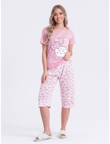 EDOTI Women's pyjamas ULR280 - light pink