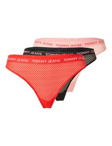 Tommy Jeans Tanga roz / roșu / negru