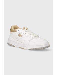 Lacoste sneakers din piele Lineshot Contrasted Collar Leather culoarea alb, 47SFA0057
