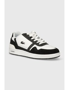 Lacoste sneakers din piele T-Clip Logo Leather culoarea alb, 47SMA0073