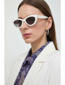 Guess ochelari de soare femei, culoarea alb, GU7905_5221P