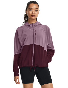 Jachetă pentru femei Under Armour Woven Fz Jacket Misty Purple