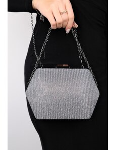 LuviShoes CUARTO Platinum Silvery Women's Hand Bag