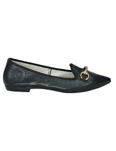 Pantofi dama din piele naturala, Negru-Girasole, Art La26 col Nappa nero