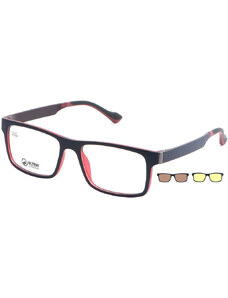 Rame ochelari de vedere Barbati, Mondoo 0544 U06, Plastic, Cu contur, 18 mm