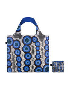 Loqi Kirsten Nangala Egan - Water Dreaming Blue Recycled Bag