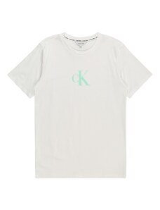 Calvin Klein Swimwear Tricou verde limetă / alb