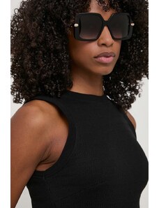 Furla ochelari de soare femei, culoarea negru, SFU712_540700
