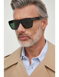 Tom Ford ochelari de soare barbati, culoarea negru, FT1077_5501N