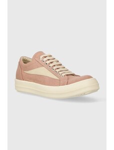 Rick Owens tenisi Denim Shoes Vintage Sneaks femei, culoarea roz, DS01D1803.SCFLVS.1311