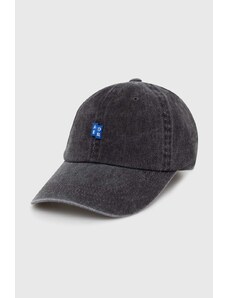 Ader Error șapcă de baseball din bumbac TRS Tag Cap culoarea gri, cu imprimeu, BMSGFYHW0201