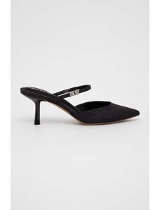 Dkny pantofi cu toc Geela culoarea negru, K1424306