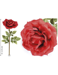Spectra Gift Trandafir Gigant, rosu, lungime 113cm, O 40 cm