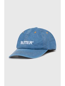 Butter Goods șapcă de baseball din bumbac Rounded Logo 6 Panel Cap cu imprimeu, BGQ1247002