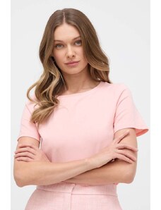 Weekend Max Mara tricou femei, culoarea roz 2415970000000