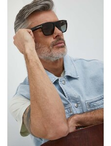 Tom Ford ochelari de soare barbati, culoarea maro, FT1077_5552F