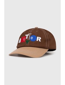 Butter Goods șapcă de baseball din bumbac Design Co 6 Panel Cap culoarea maro, modelator, BGQ1246802
