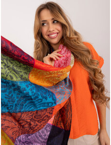 Fashionhunters Women's long scarf with colorful patterns