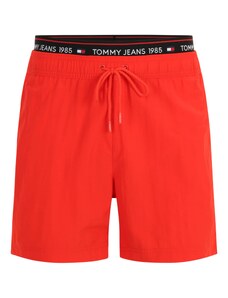 Tommy Jeans Șorturi de baie roșu / negru / alb