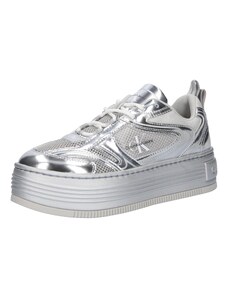 Calvin Klein Jeans Sneaker low argintiu / alb