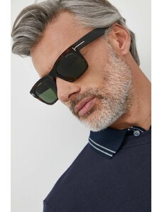 Tom Ford ochelari de soare barbati, culoarea maro, FT1062_5652N
