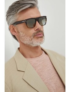 Tom Ford ochelari de soare barbati, culoarea maro, FT1077_5555G