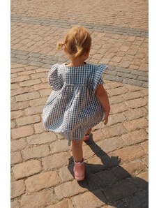 Konges Sløjd rochie din bumbac pentru copii mini, evazati
