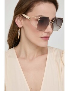 Gucci ochelari de soare femei, culoarea bej, GG1564SA