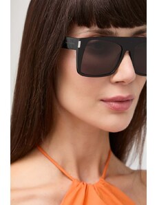 Saint Laurent ochelari de soare femei, culoarea negru, SL 651 VITTI