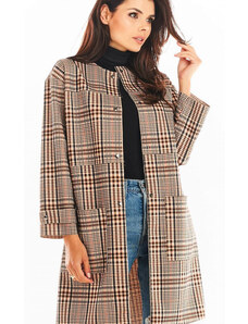 Jachetă pentru femei awama model 148982 Brown