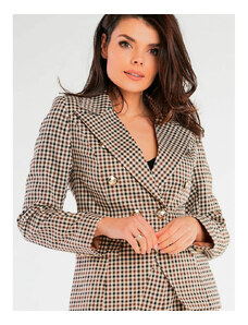 Jachetă pentru femei awama model 166787 Brown