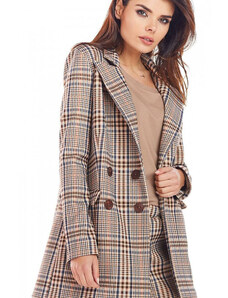 Jachetă pentru femei awama model 148988 Brown