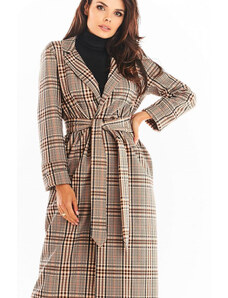 Jachetă pentru femei awama model 175487 Brown